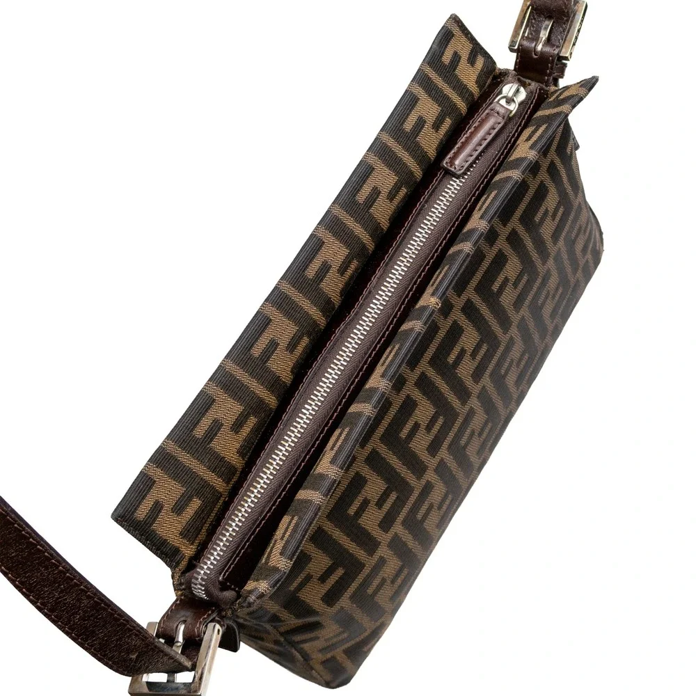 FENDI - Zucca Medium Mamma Baguette Bag Brown Vintage 2000s Y2K